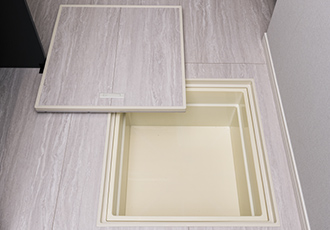 洗面室床下収納（浅型）