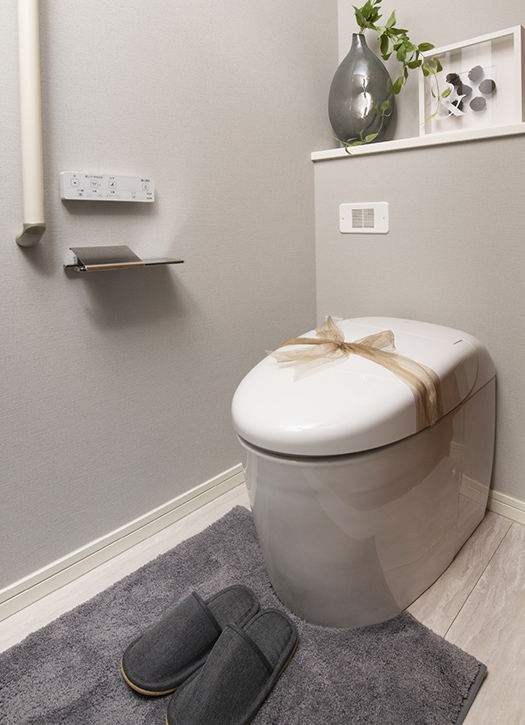 ウォシュレット一体形タンクレストイレ