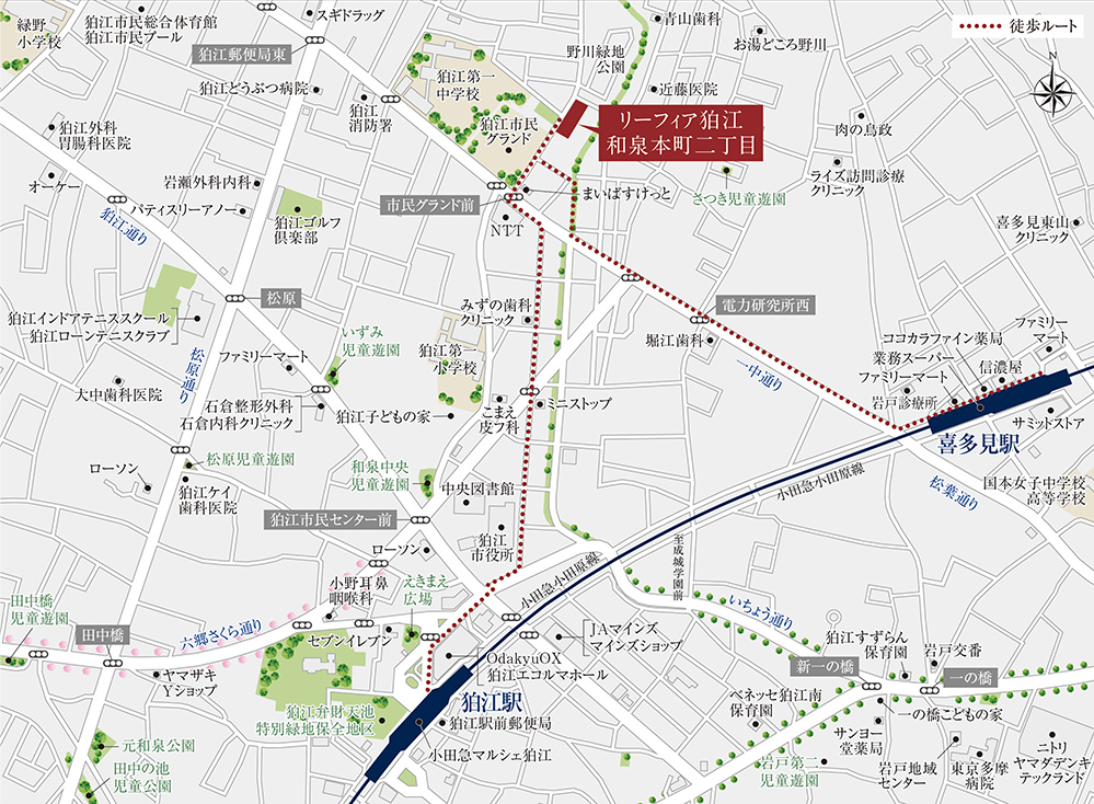 現地案内図