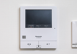 カラーモニター付きテレビドアホン