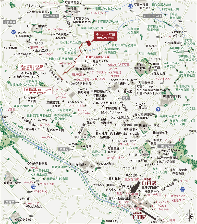 現地案内図