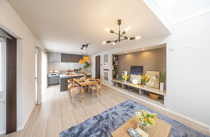 LIVING DINING KITCHEN