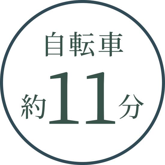 自転車約11分