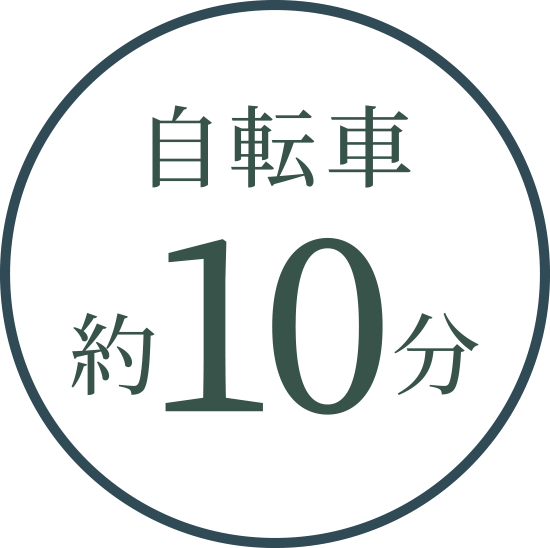 自転車約10分