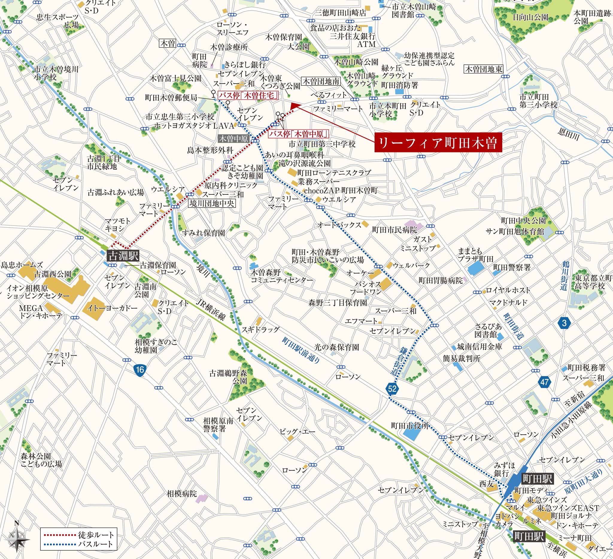 現地案内図