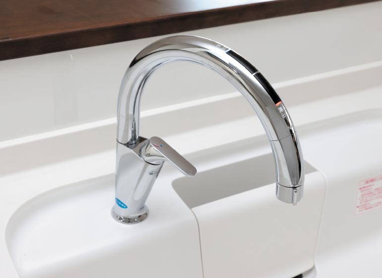 浄水器一体型タッチレス水栓
