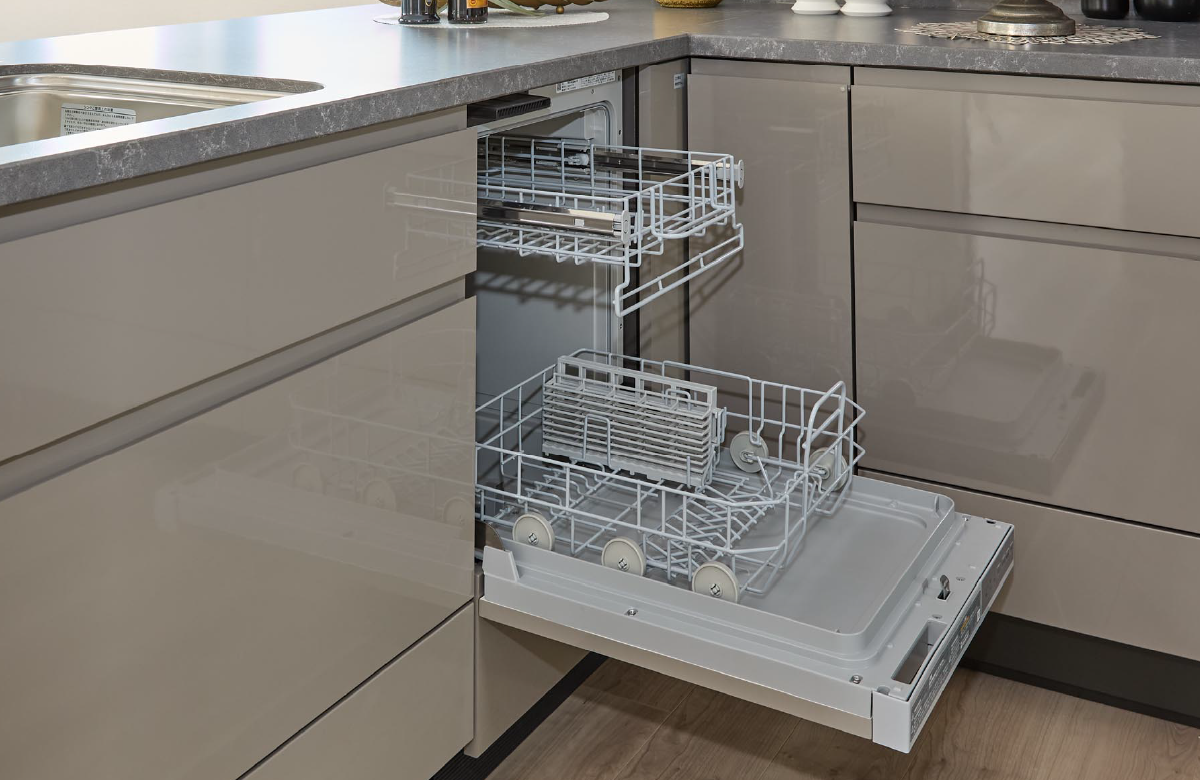 リンナイフロントオープン食器洗い機
