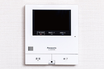 カラーモニター付きテレビドアホン（外でもドアホン）