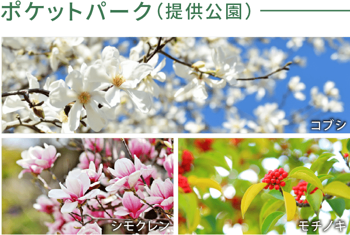 ポケットパーク(提供公園)