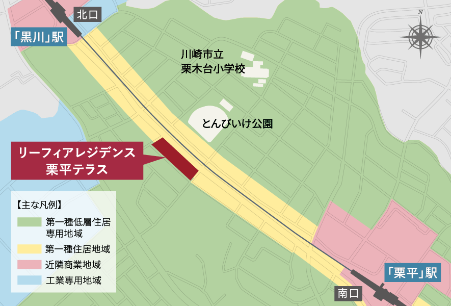 用途地域概念図