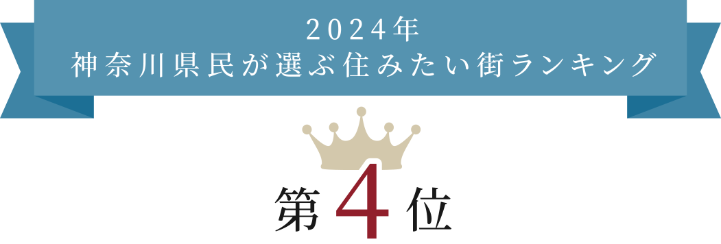 2024年神奈川県民が選ぶ住みたい街ランキング 第4位