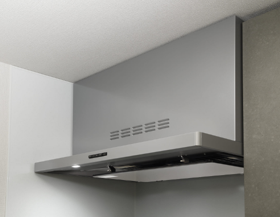 ホーロー整流板付きレンジフード