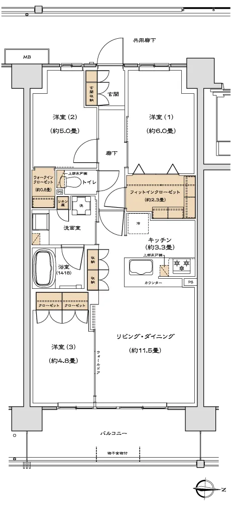 フィットインクローゼット収納プラン