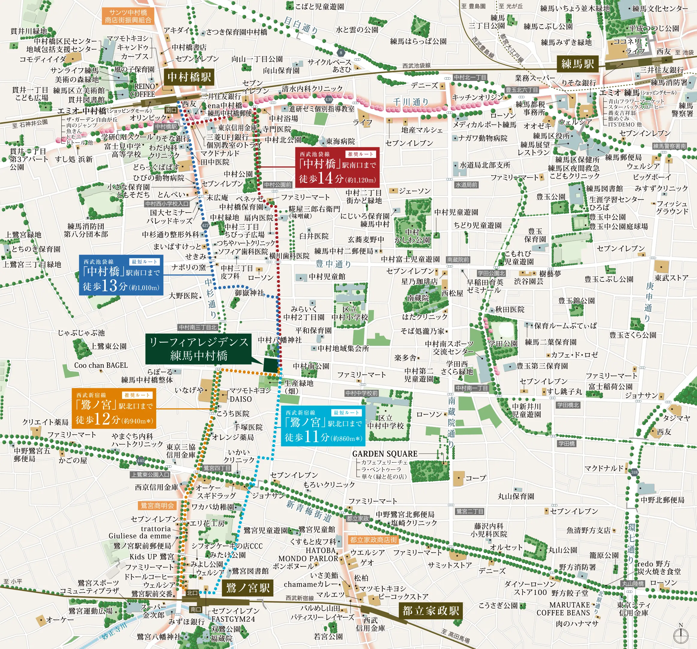 現地案内図