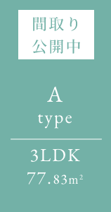 A type 3LDK 77.83㎡
