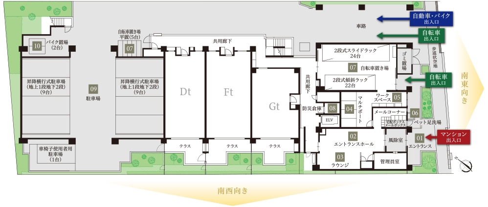 敷地配置図