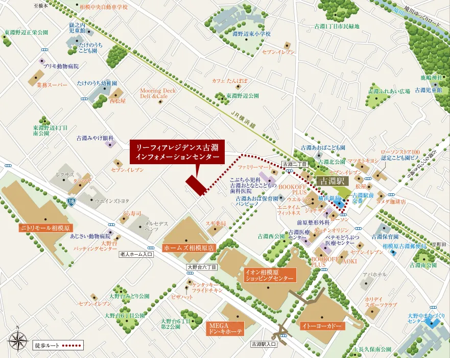 現地案内図