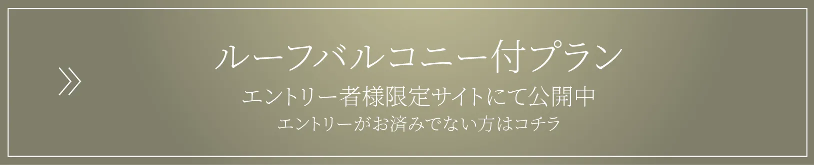 ルーフバルコニー付プラン エントリー者様限定サイトにて公開中 エントリーがお済みでない方はコチラ