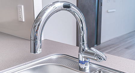 浄水器一体型タッチレス水栓