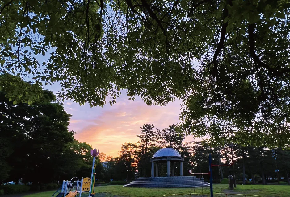 夕暮れの情景