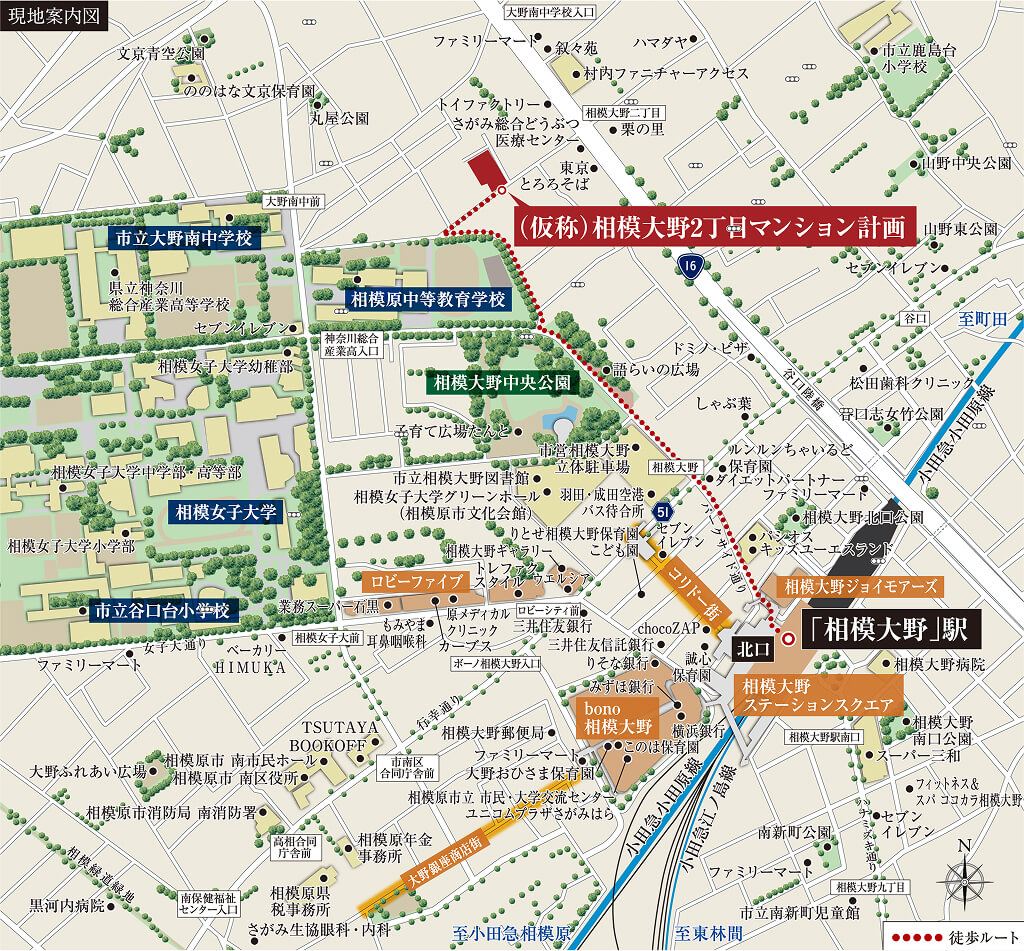 現地案内図